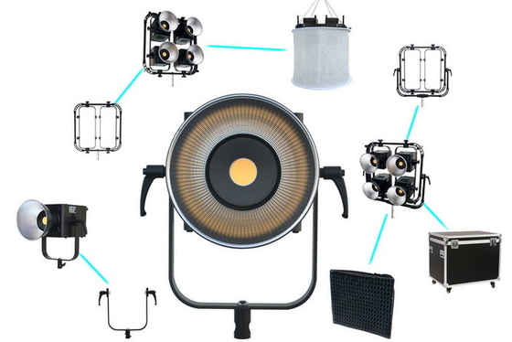 GENERALINK 200W daglicht LED Mono licht zonder flikker leverancier