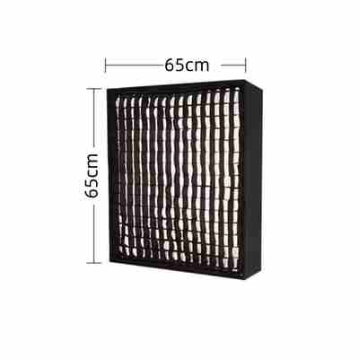 Portable Roll-up LED Light Adjustable Color Temperature 3200K-5600K Remote Control 200W Grid Softbox for Photography Live leverancier
