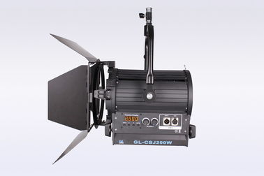 TV Studio Lampen 200W LED Fresnel Stage Lighting Bi Color High TLCI/CRI Met DMX Control ((Pole-Operated Yoke) leverancier