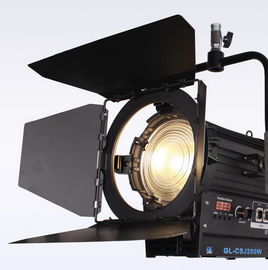 Volfram vervangend 200W LED Fresnel licht High TLCI/CRI voor televisiestudio verlichting ((Pole-Operated Yoke) leverancier