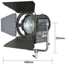 Geen ventilator 100W LED Fresnel Light Bi Color High CRI Voor videografen Verlichting ((Pole-Operated Yoke) leverancier