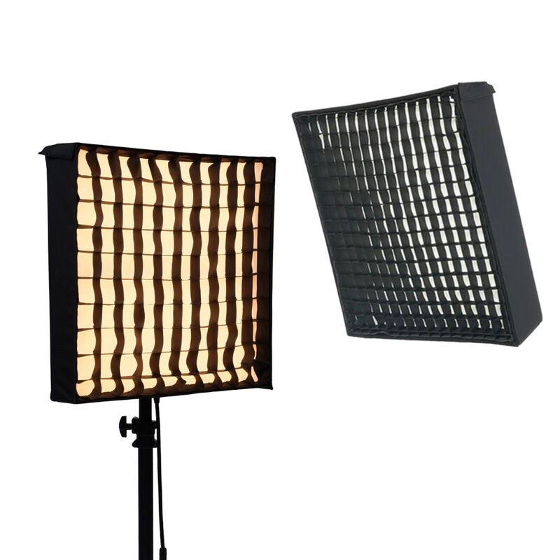 Portable Roll-up LED Light Adjustable Color Temperature 3200K-5600K Remote Control 200W Grid Softbox for Photography Live leverancier