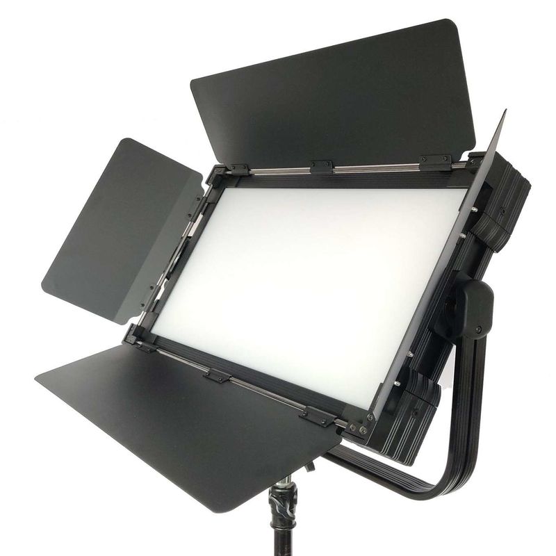 260WHigh CRI/TLCI DMX &amp; ingebouwde LCD Control LED Interview Panel Lights ((Pole-Operated Yoke) leverancier